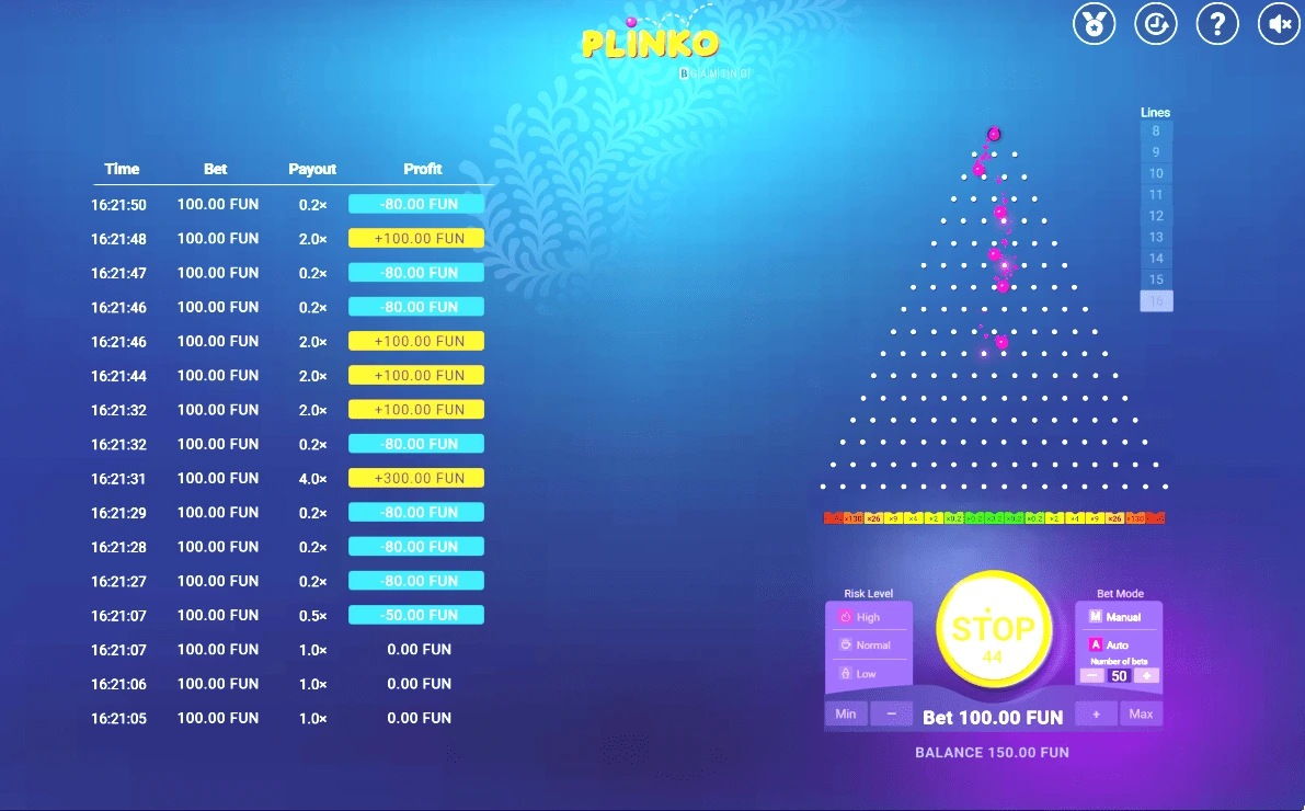 Технология Provably Fair в Plinko